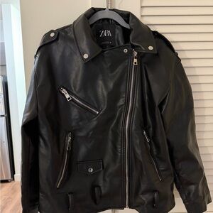 Zara Black Biker Jacket